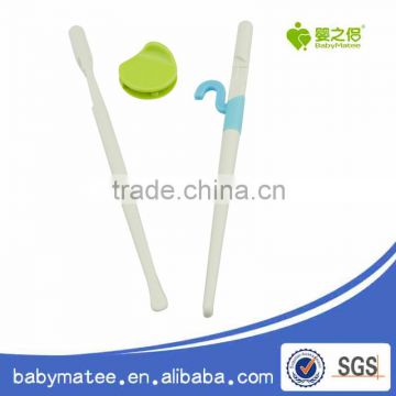 Babymatee china manufacturer Food Grade silicone chopsticks for kids