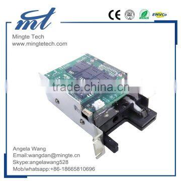 dust and foreign object resistance bezel design with sim card chip and rfid smart card reader