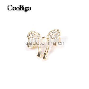 Fashion Jewelry Rhinestone Little Bowknot Brooch Women Girls Dresses Hijab Scarf Party Promotion Gift Apparel Accessories photo-5