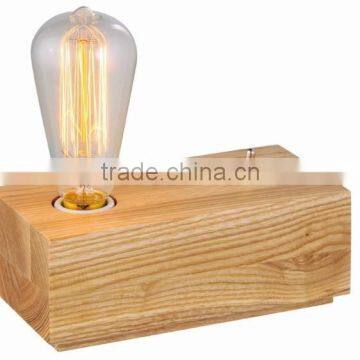 Natrural wooden lamp