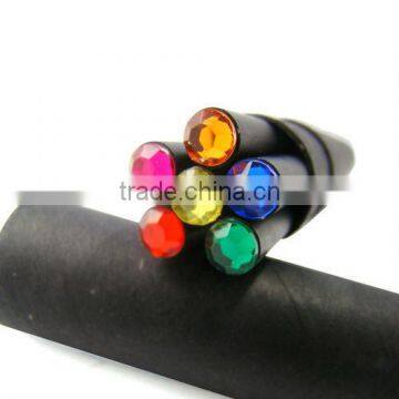 black wooden pencil with diamond