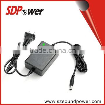 EU plug 12V1A 12W desktop switching power supply for led cctv camera