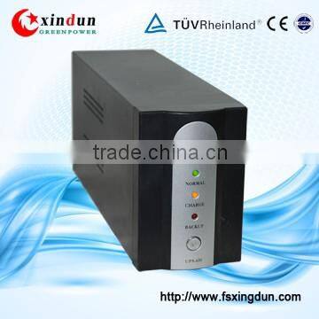 Modified Wave 12VDC 220VAC Single Phase LED 500VA/300W Portable Inverter with Built-in 4.5AH Battery Backup UPS