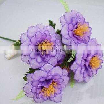 cheapes 7 heads artificial big peony flower silk peony flower promotional