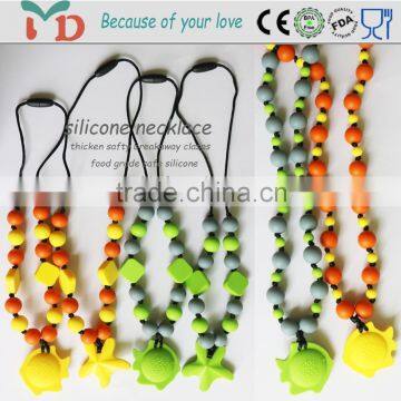 China Manufacturer BPA Free Food Grade Silicone Teething Pendant/Silicon Pendant Mold Making