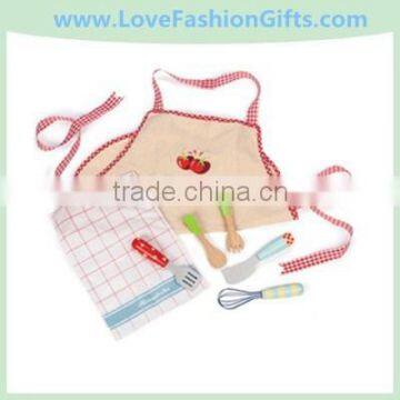 Kids Kitchen Accessories-Apron and Utensil Set