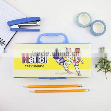 XG-20021 Wenzhou paper pencil case custom multifunction pencil case with code lock