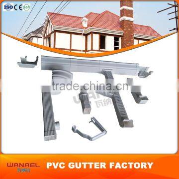 Wanael economic price roof drainage PVC Plastic Gutter