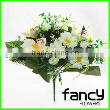 24 head names of decorative flowers cymbidium orchid and chrysanthemum