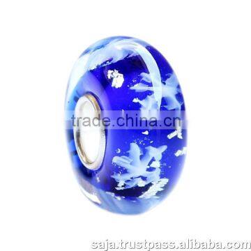 Wholesale 925 Silver murano glass beads Wjqgb123