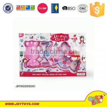 New Arrival Pink Color Makeup Play Set for Girl Cosmetic Set Makeup Toy DIY Toy For Fashion Girl