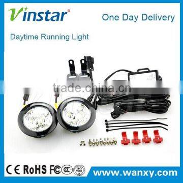 High quality 8V-32V super bright 90MM Diameter led drl universal led daytime running light