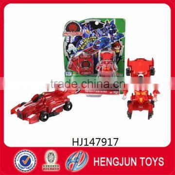 plastic robot toy can change the car for boy play deformed game