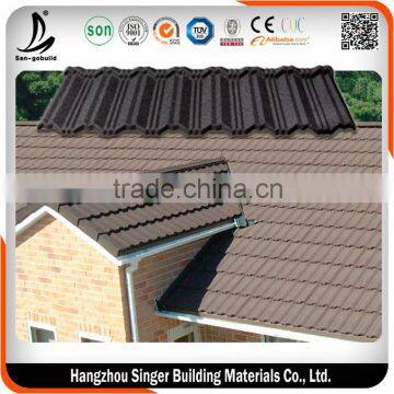 Custom Color Stone Coated Roofing Tiles Building Material for Roof