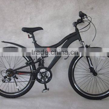 26" black aluminum alloy mtb /mountain bicycle/ bike china supplier