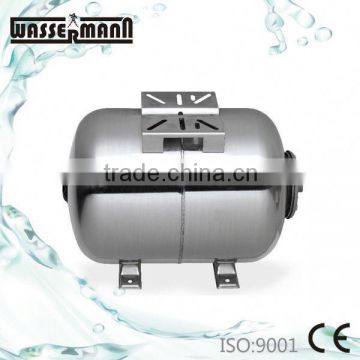 19L,24L,36L Horizontal stainless steel replaceable membrane pressure water tank