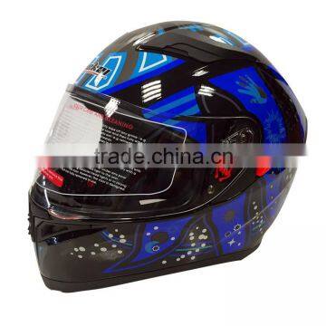 Full Face Motorcycle Helmet ABS Matericl Safty Helmet With Double Visors Quality Choice photo-5
