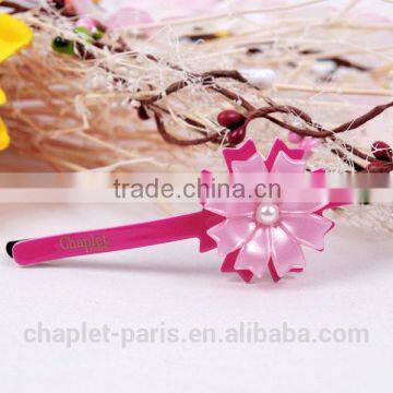 fashion cellulose acetate hairgrip flower hairpin for women