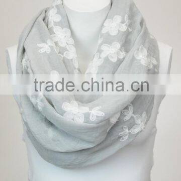 China Wholesale Soft Feel Viscose New Floral Fashion Print Scarf photo-3