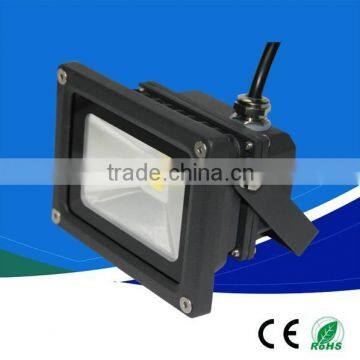 2016 lowest price 10w black case led flood light 100-240v, white, rgb color