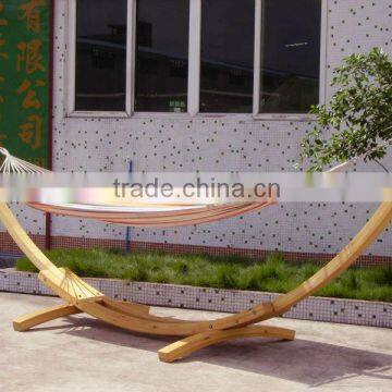 wooden hammock stand with hammock