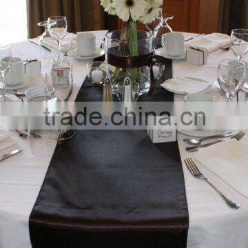 100%polyester/ 14''x108''satin table runner for wedding