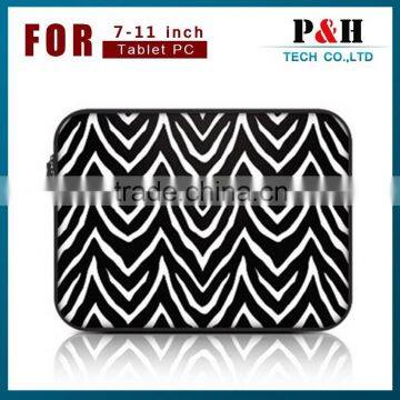 Heat Sublimation Printing Neoprene Laptop Bag With Custom Printing