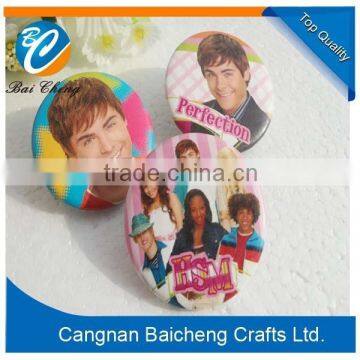 Button Badge With Safety Pin Metal Crafts /new Product Soft Enamel Pins Badge in Low Price photo-6