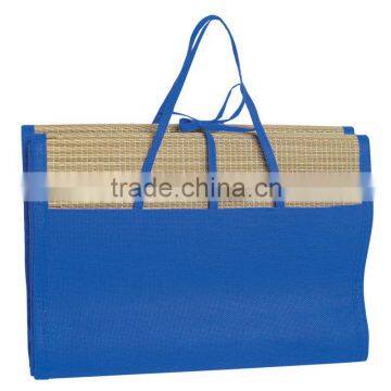 Straw Beach Mat_royalblue