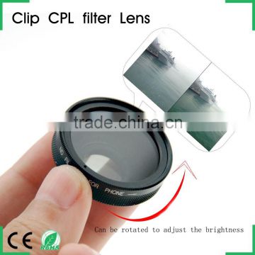 universal clip lens CPL filter lens mobile phone camera lens for iphone samsung galaxy