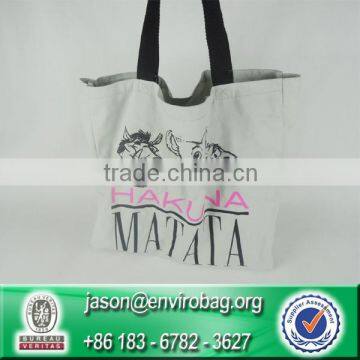 High Quality Cotton Canvas Custom Handle Bag