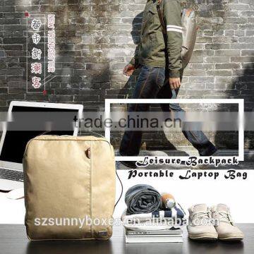 Custom Waterproof Laminated Canvas Multi Pockets Tactical Laptop Backpack Bag