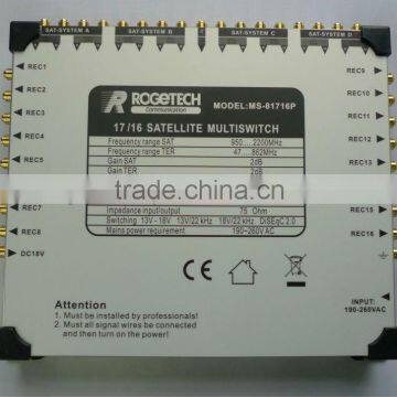 17 in 16 Satellite multiswitch internal power(MS-81716P)