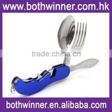 Picnic knife ,H0T240 camping stainless steel spoon fork knife for sale