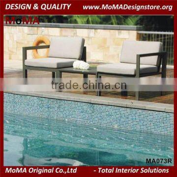 MA073R Modern Design Outdoor Aluminum Pool Furniture Good Qquality Aluminium Sofa Set photo-2