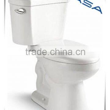 Popular Ceramic New Design siphonic two piece wc CUPC toilet