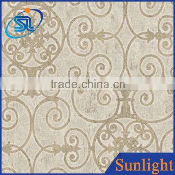 Sunlight DE25091 European fancy pattern non-woven wallpaper new style decoration home wallpaper