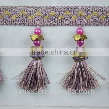 tassel fringe textile promotional,home textile tassel fringe