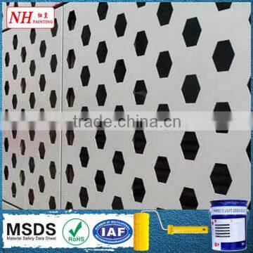 Long lasting baking paint for curtain wall