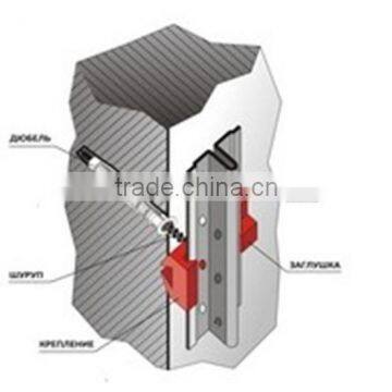 Section the Gypsum Metal Profile for Drywall Partition Perforated T Type Angle photo-5