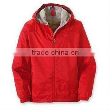 Leisure windproof hoody coats in competitive price