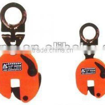 Vertical lifting of steel plate clamps