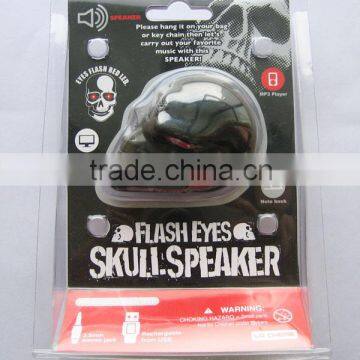 MPS-144TF Skull MP4 Speaker with Skull Sound Box