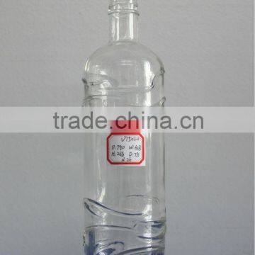 clear glass soda bottles