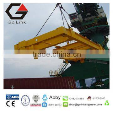 GOLINK 20 feet or 40 feet semi Automatic container spreader made in china
