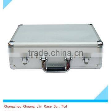 Customized silver with various color made in China silver aluminum portable tool box