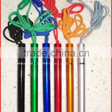 2014 plastic stylus pen with lanyard