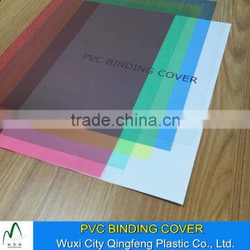 A3 A4 Size 0.175mm 0.24mm 0.25mm 0.30mm 0.35mm Clear Book Binding Cover Transparent PVC Sheet