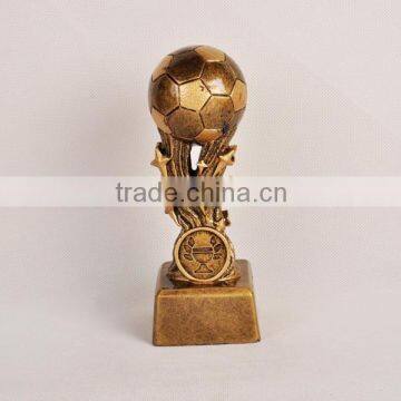 Trophy cup for football sports