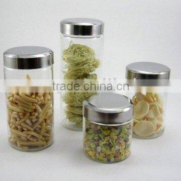 Glass storage canister